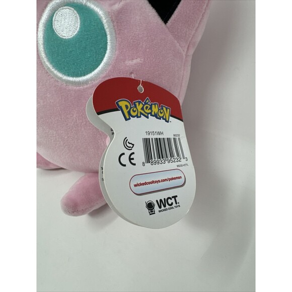 Pokemon Jigglypuff 8-Inch Plush 2019 GameFreak Wicked Cool Toys WCT NEW WITH TAG - Picture 5 of 9